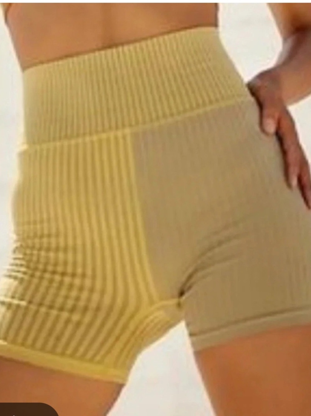 Free People Movement Prajna Ribbed Bike Shorts